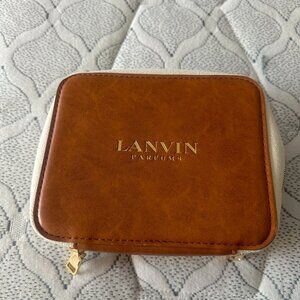 LANVIN for TURKISH AIRLINES first class amenity bag kit zipper travel case